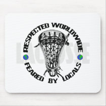 Lacrosse Respected Worldwide mousepads