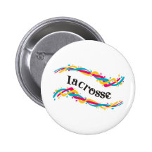 Lacrosse Twists Pinback Button
