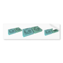 Lacs as La Lanthanum and Cs Caesium Bumper Stickers