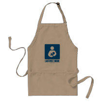 Lactivist Inside (Breastfeeding Advocacy Sign) Aprons