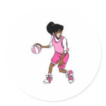 lacy basketball player sticker
