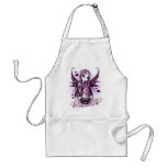 Lacy Pink Ribbon Fairy Art Apron