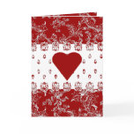 Lacy Red Valentine cards