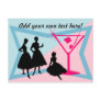 Ladies and Pink Martini Postcard