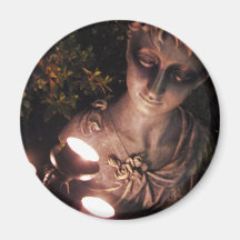 Ladies Candelabra Refrigerator Magnets