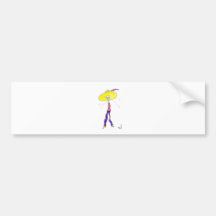 ladies fashion fashionista bumper sticker