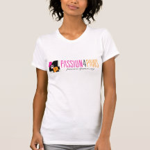 Ladies Fitted Tee With Passion 4 Paws Logo