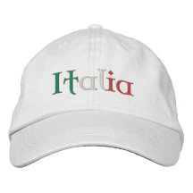 Ladies Italia baseball hat for Calcio fans Embroidered Baseball Cap