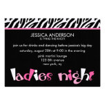 Ladies Night Bachelorette Party Invitations