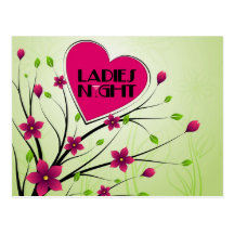 Ladies Night Post Card