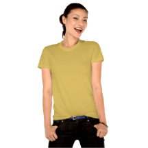 Ladies Organic T-Shirt (Fitted) Dijon Yellow
