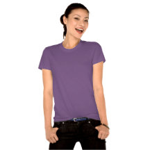 Ladies Organic T-Shirt Fitted Ultra Violet Purple