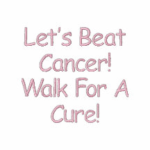 Ladies Polo Shirt "Walk for a Cure"