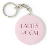Ladies restroom keyring