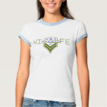 Ladies Ringer T-Shirt - Wearing The Rank