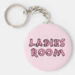 Ladies room key chains