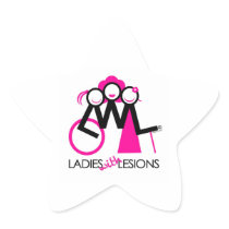 Ladies With Lesions Star Sticker