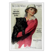 Ladies World 1916 Greeting Card