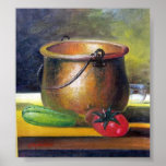Ladle of metal print
