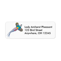 Lady Amherst Pheasant Label