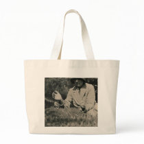 lady and bird bag