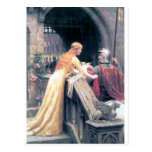 Lady and Knight castle Post Card