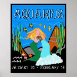 LADY AQUARIUS - FOAMY SEAS POSTERS