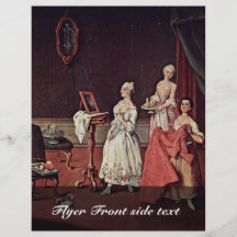 Lady At Her Toilette By Longhi Pietro Full Color Flyer