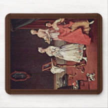 Lady At Her Toilette By Longhi Pietro Mousepad