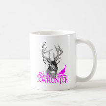 LADY BOWHUNTER DEER & TURKEY MUGS
