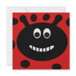 Lady Bug Childrens Birthday Party Invitations