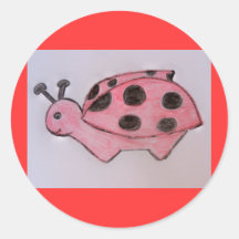 lady bug sticker