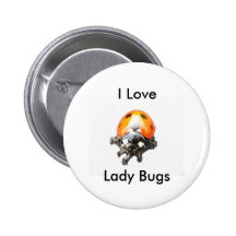 Lady Bugs Buttons