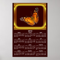 Lady Butterfly calendar ~ print