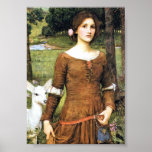 Lady Clare with a Fawn Print