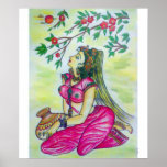 lady copy print