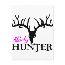 LADY DEER HUNTER POST CARD