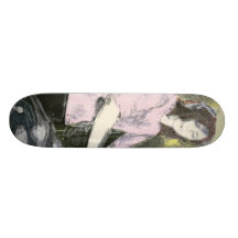 Lady DJ Skateboard