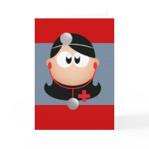 Lady Doctor Greeting Cards
