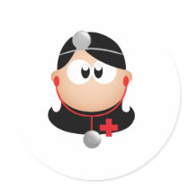 Lady Doctor Sticker