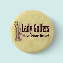 Lady Golfers buttons