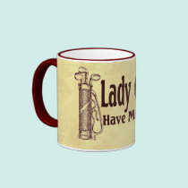 Lady Golfers mugs