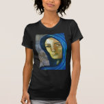 Lady in Blue T Shirt