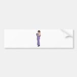 Lady in Evening Dress Bumper Sticker