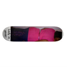 Lady in pink! skate board decks