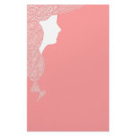 Lady in Pink Custom Stationery