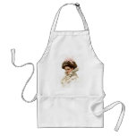 Lady in Profile Apron