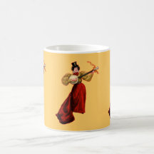 Lady In Red Mug