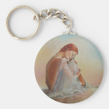 Lady in Silk Key Chain