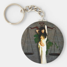 Lady Justice Key Chain